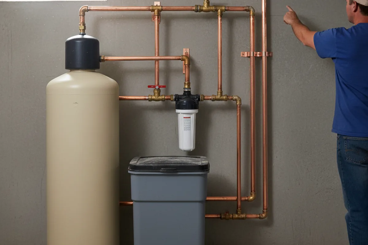 Whole-house water treatment system installed in Lenoir